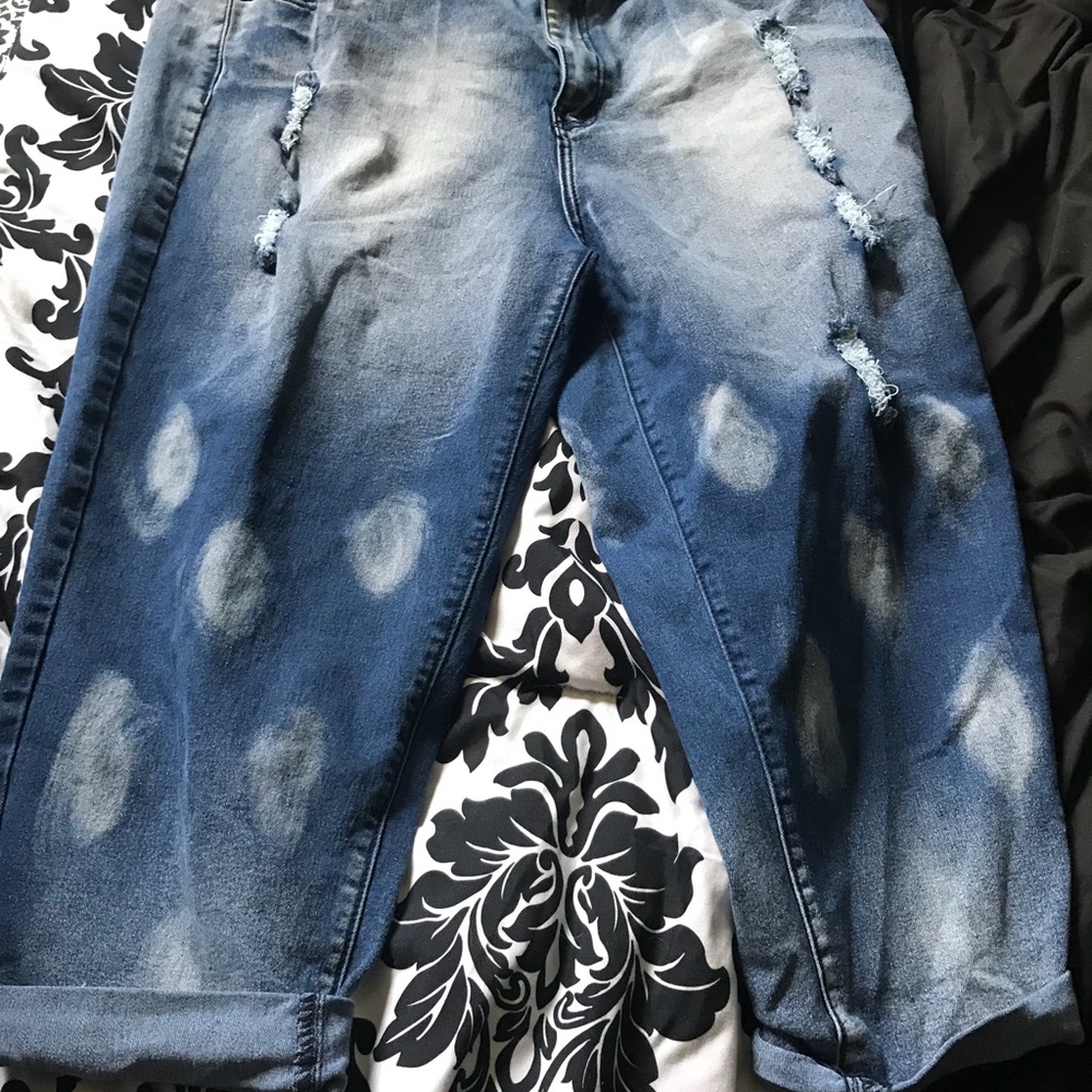 Blue Jean Capris